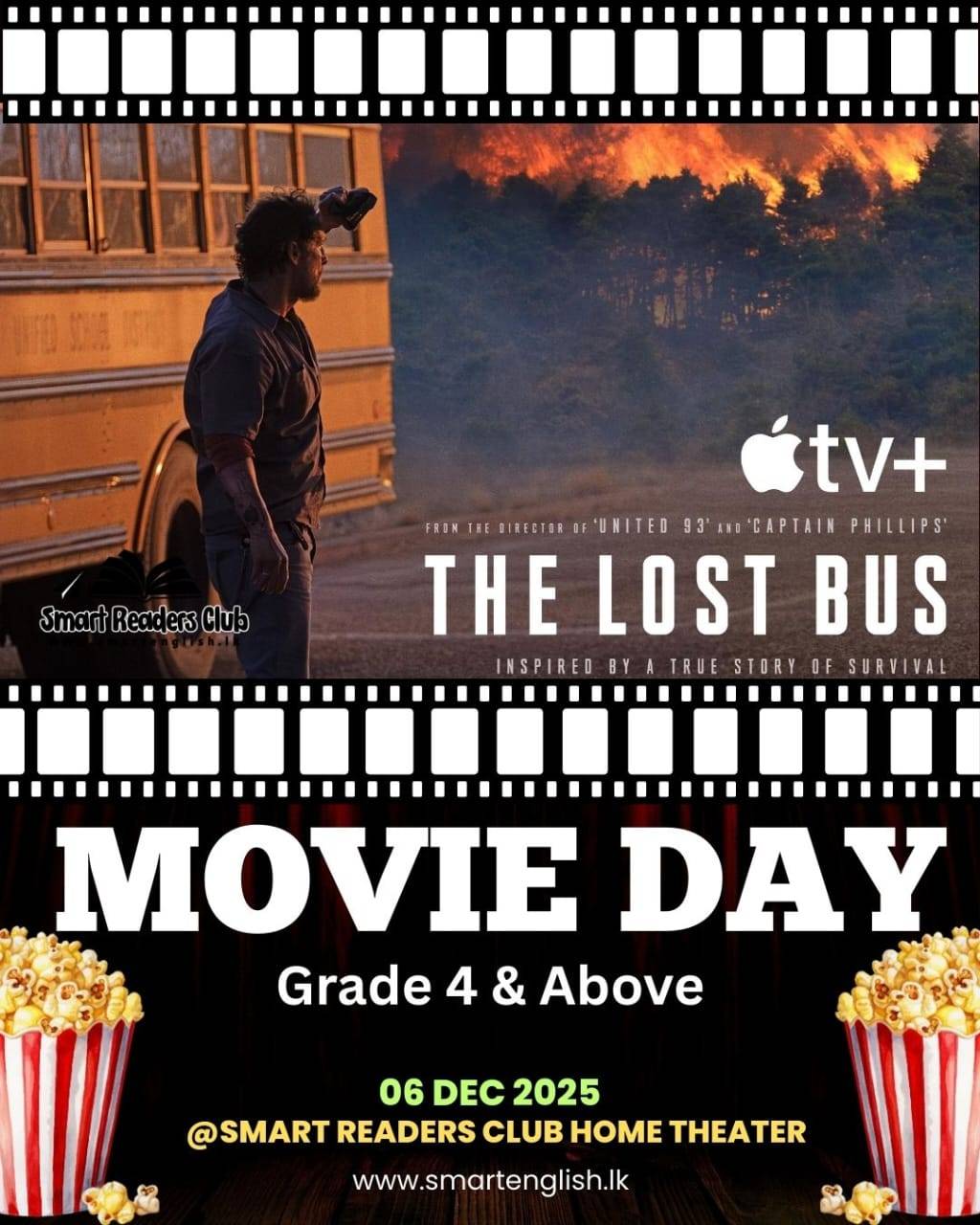 Movie Day Grade 4 & above (Physical Event)