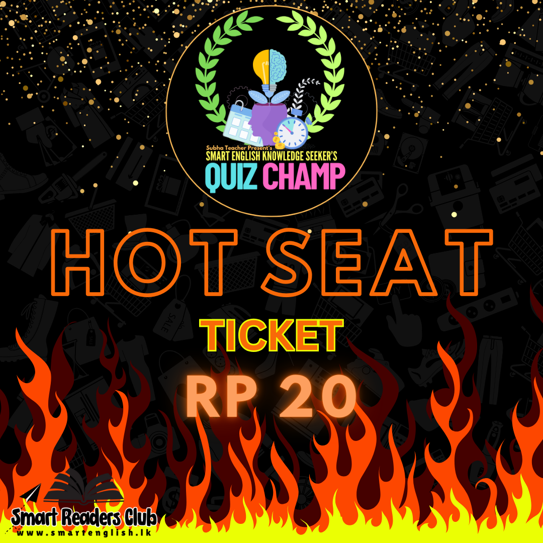 Quiz Champ Ticket RP 20 ( No refunds )